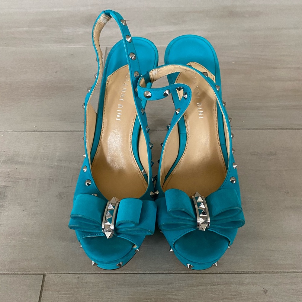 Women’s heels teal Gianni bini